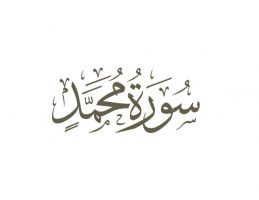 سوره محمد صلی الله علیه و آله و سلم - تدبر در قرآن کریم